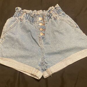 Forever 21 Gurls Denim High-Waisted Shorts
